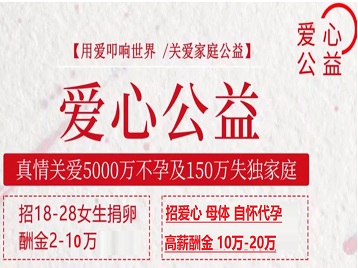江都捐卵助孕生子 爱心志愿者招募